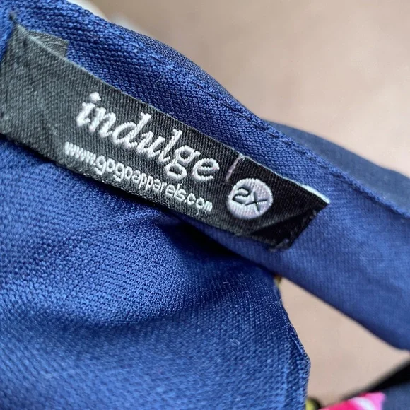 ❤️NWOT Women’s 2X Indulge floral knee length summer dress. - Picture 5 of 6